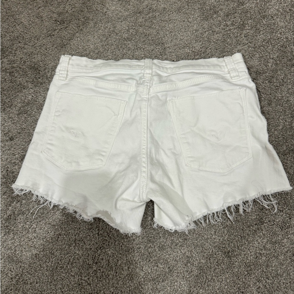 Hudson White Jean Shorts